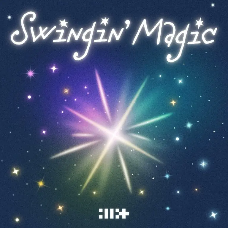 Digital cover for ILLIT's "Swingin' Magic"